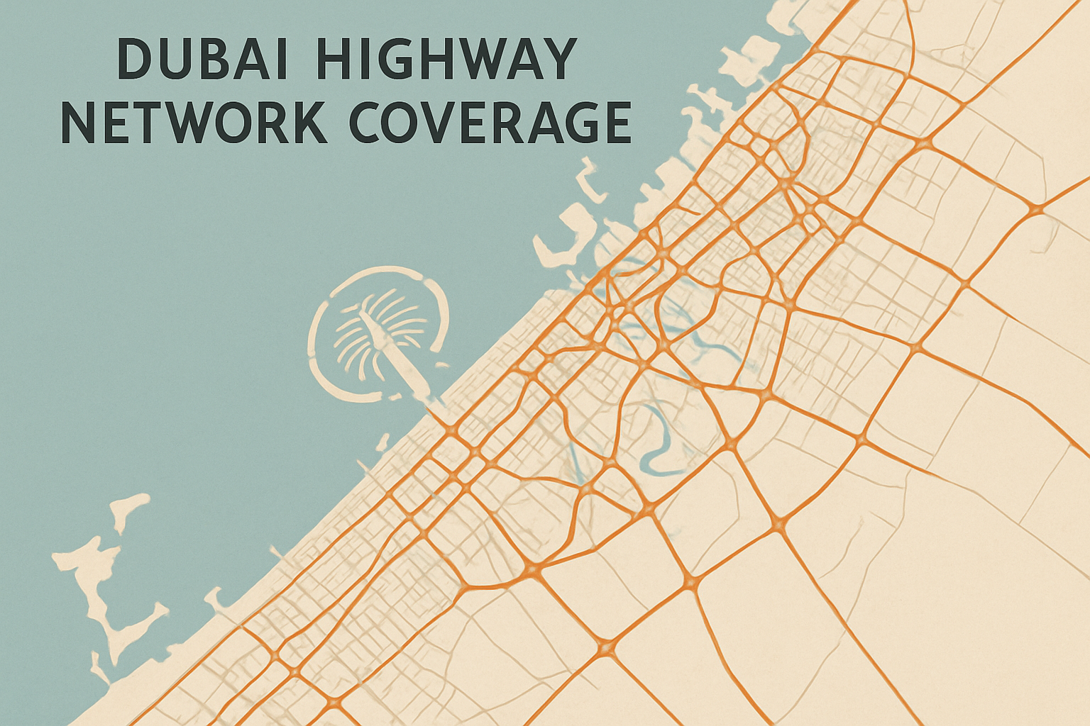 Dubai Highway Network Coverage